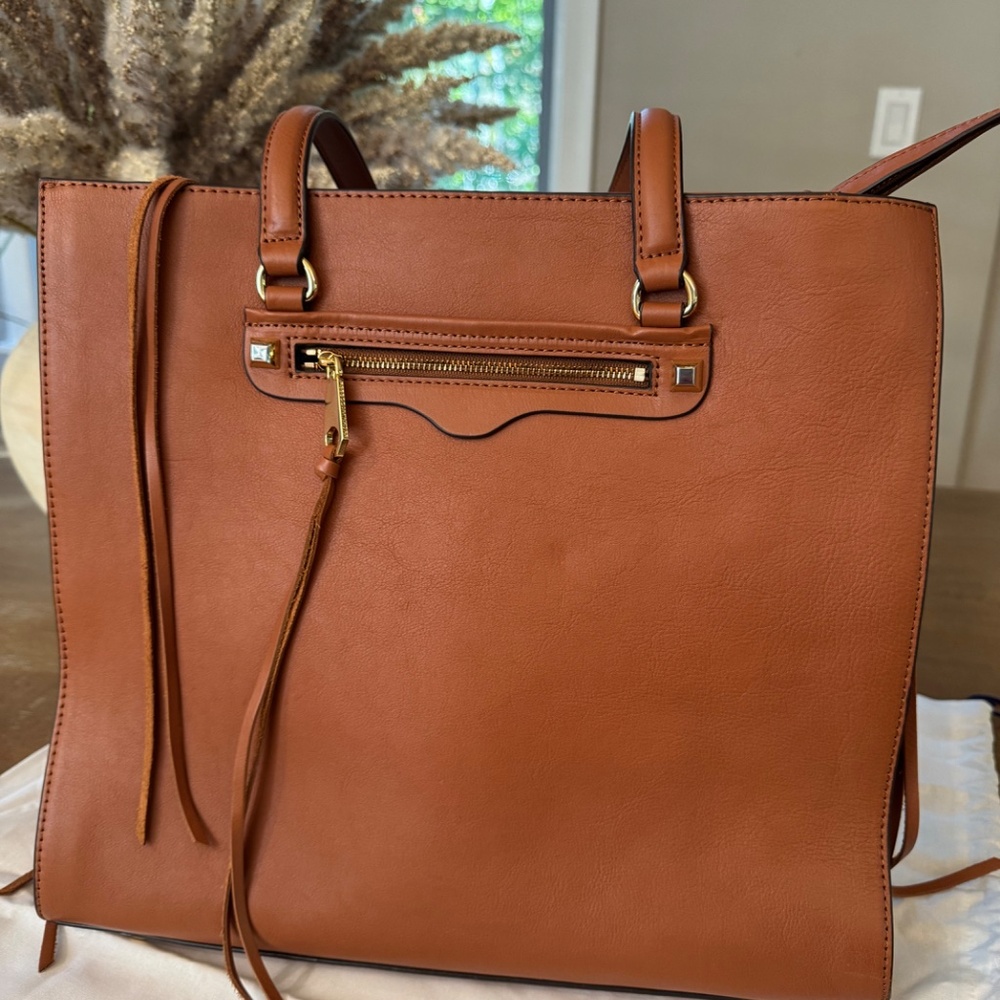 NWOT - REBECCA MINKOFF Always On Leather Tote - Picture 4 of 7